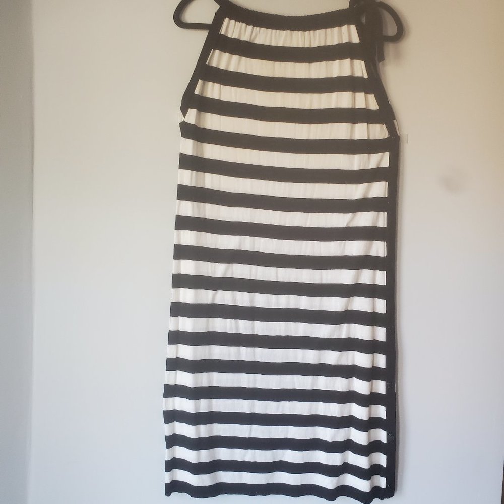 Michael Kors | Black and White Striped dress, Medium